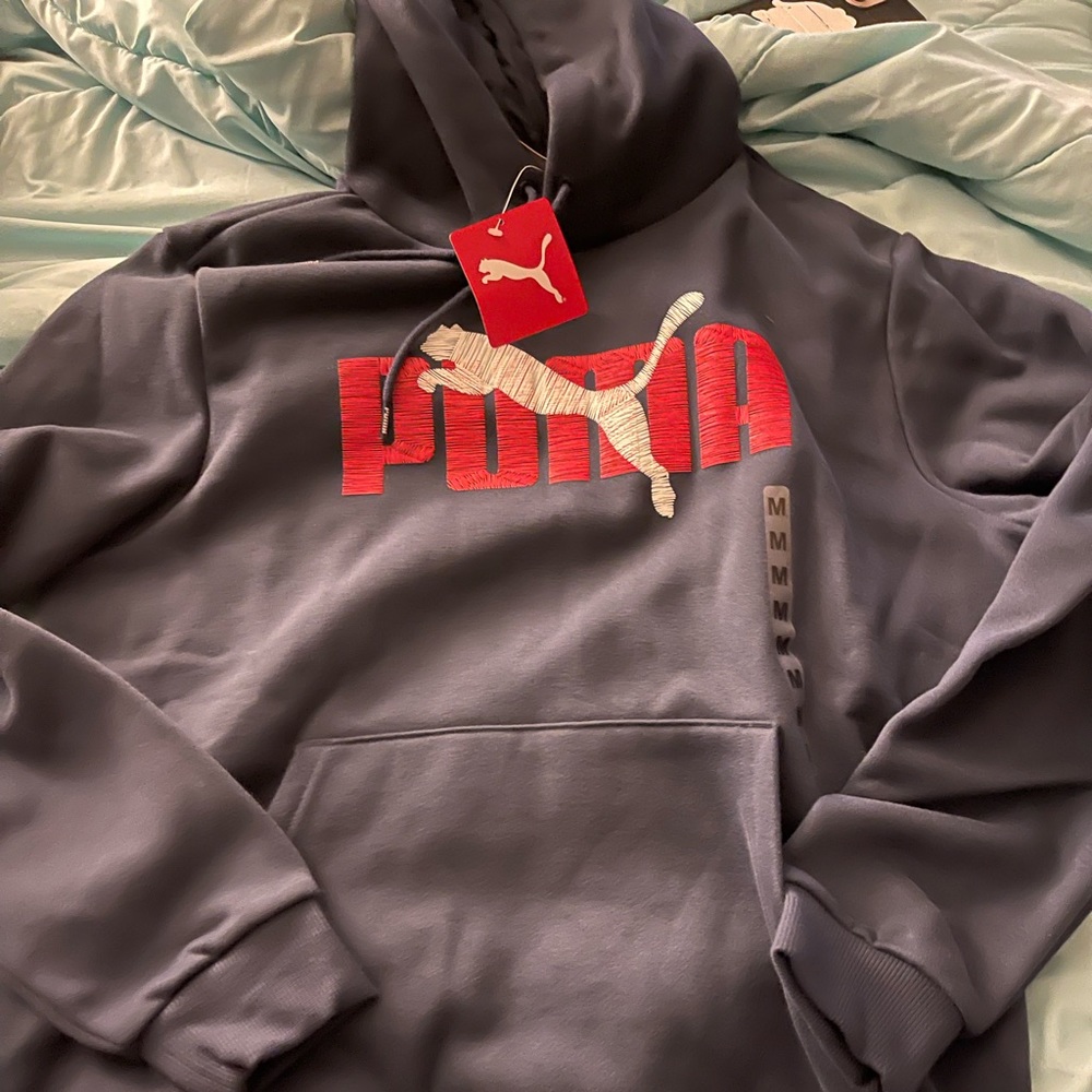 Navy blue PUMA hoodie